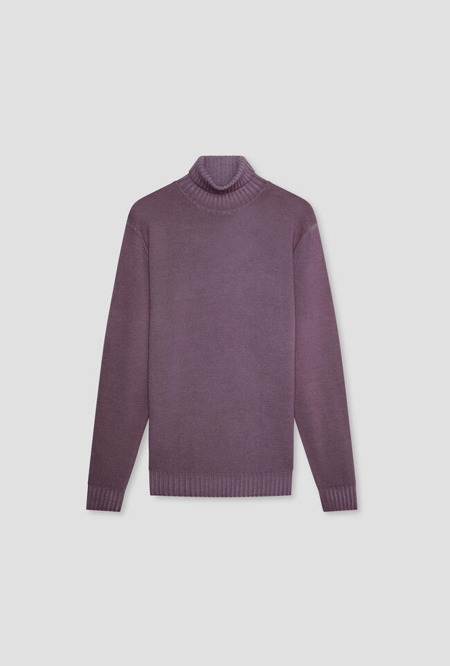 Garment-dyed wool turtleneck ESSENTIAL - Ferrante | img vers.1300x/